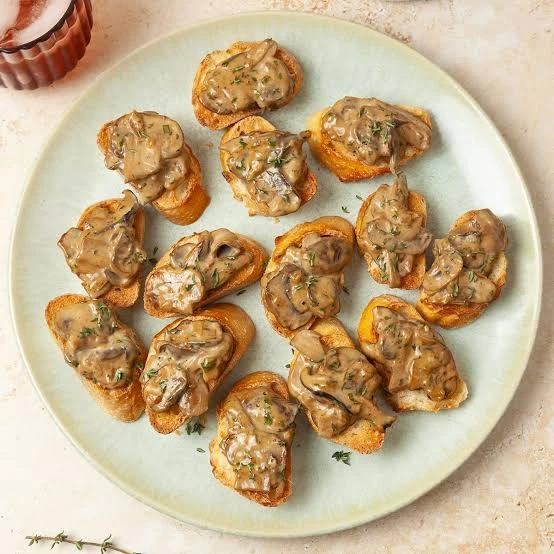 MUSHROOM BRUSCHETTA