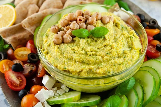 PESTO CUCUMBER HUMMUS