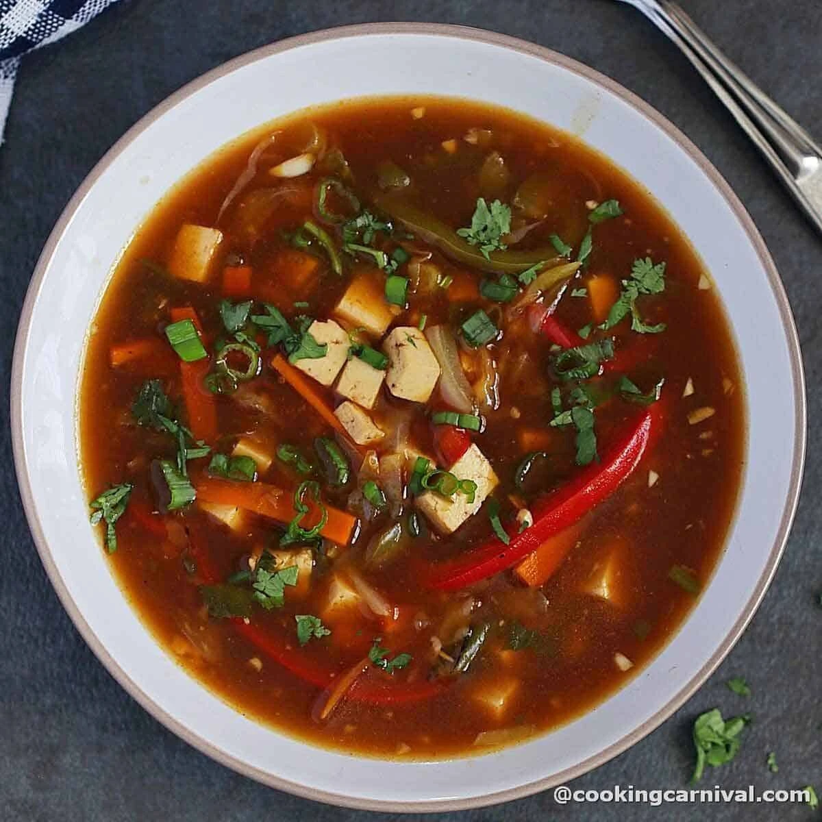 Hot & Sour Veg. Soup