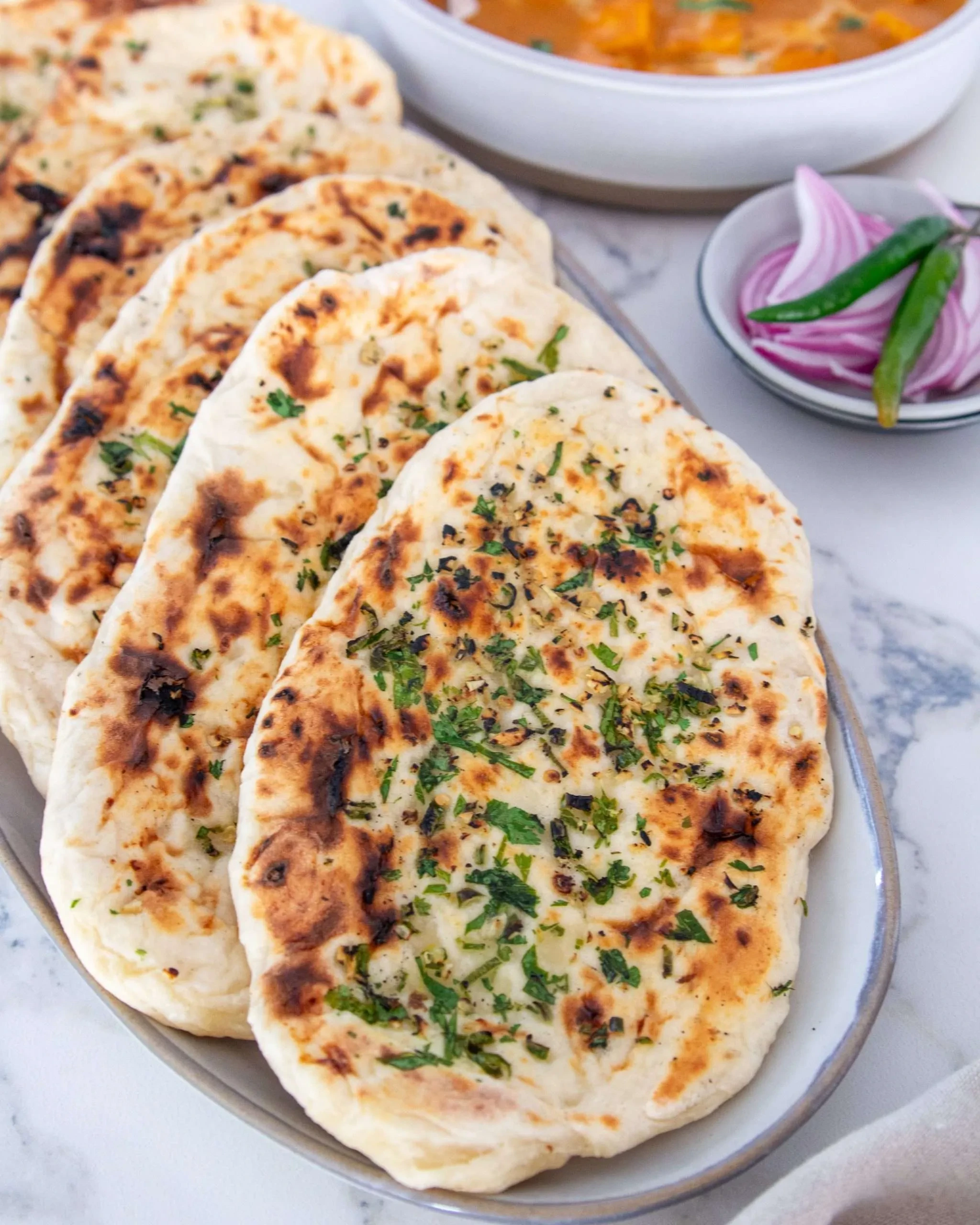 Paneer Naan (Served With Chana/Gravy)