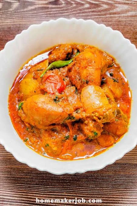 Chicken Do Pyaza (Half)
