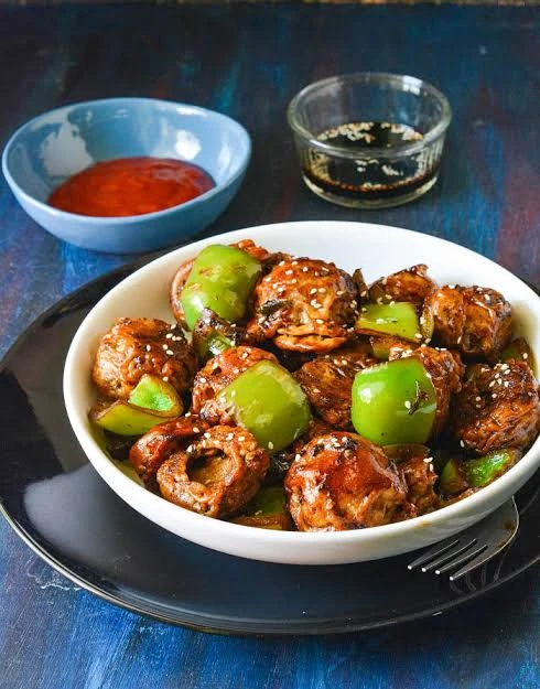 Mushroom Chilly Dry