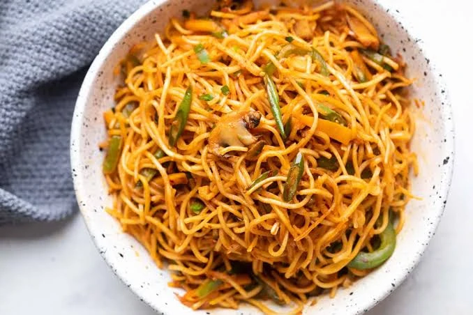 Chilly Garlic Veg Noodles