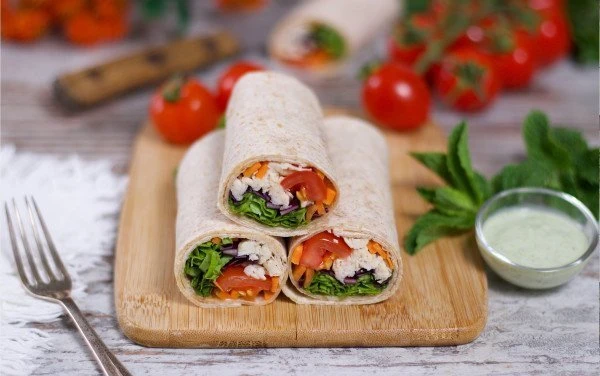 Mint Chicken Wrap