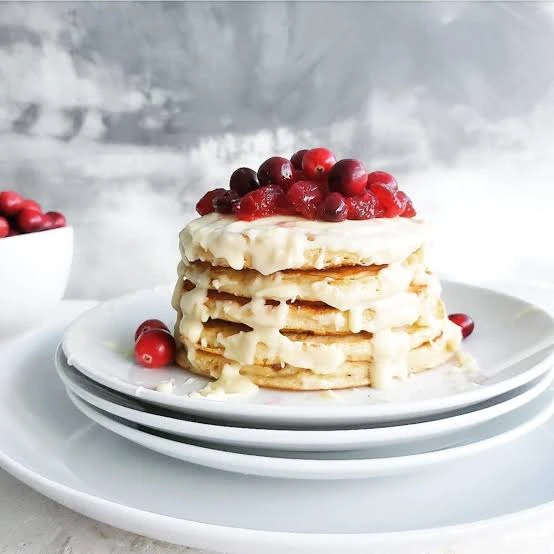 Shortcut white chocolate pan cake