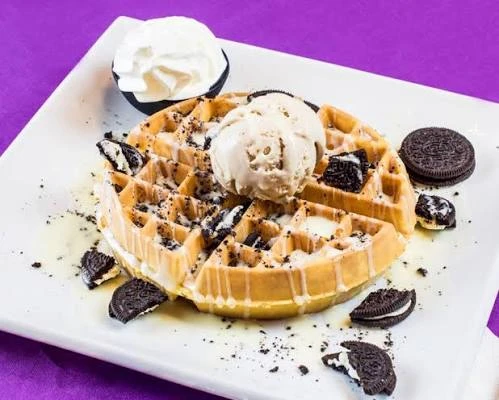 Oreo Chocolate Waffles