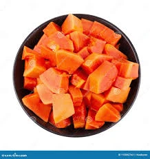 papaya cut fruit