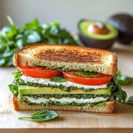PESTO COTTAGE CHEESE SANDWICH