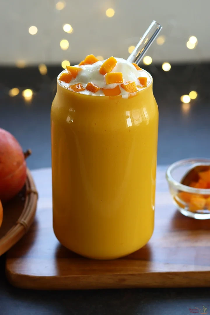 Alphonso Mango Magic Ice Cream Shake