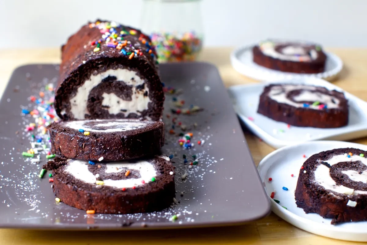 Swiss Cake Ice Cream