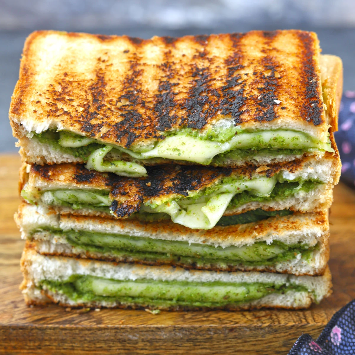 chilli cheese chatani sandwich