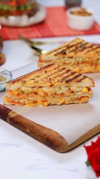 Corn cheese Sandwich