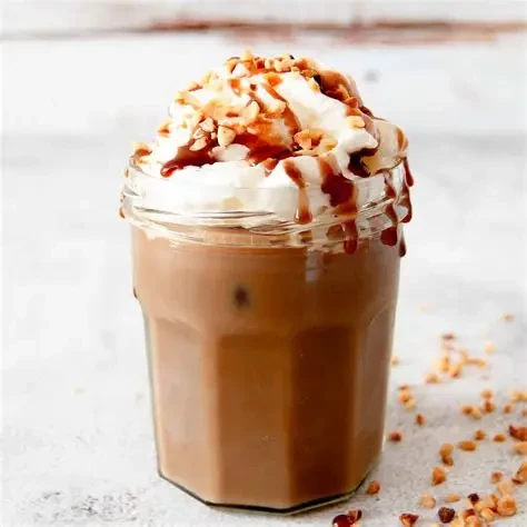 Hazelnut cold coffee