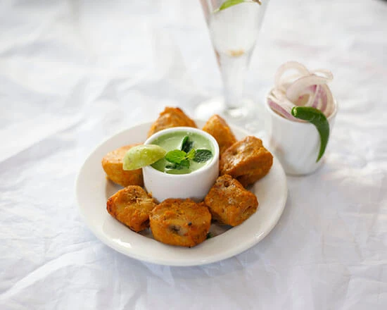 Fried Malai Lemon Chaap (Serves 1)