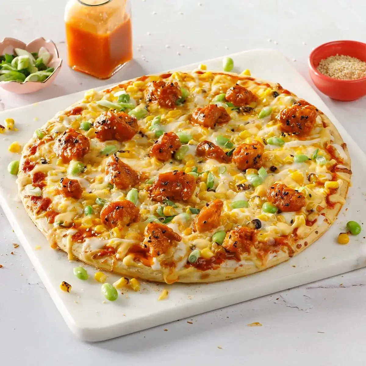 Chicken Sweet Corn Pizza