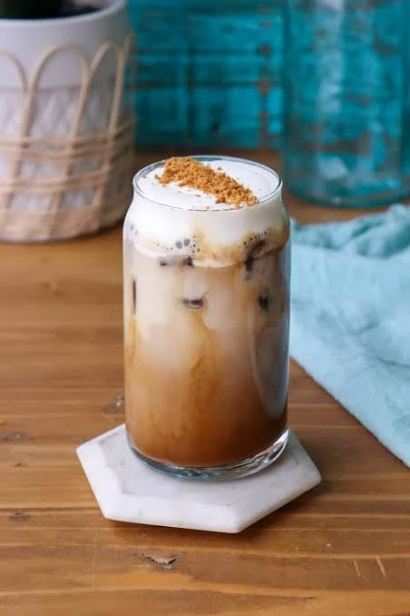 Biscoff Iced Latte