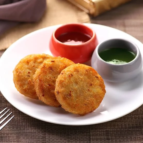 Veg Aloo Tikki Plate (2 Piece)