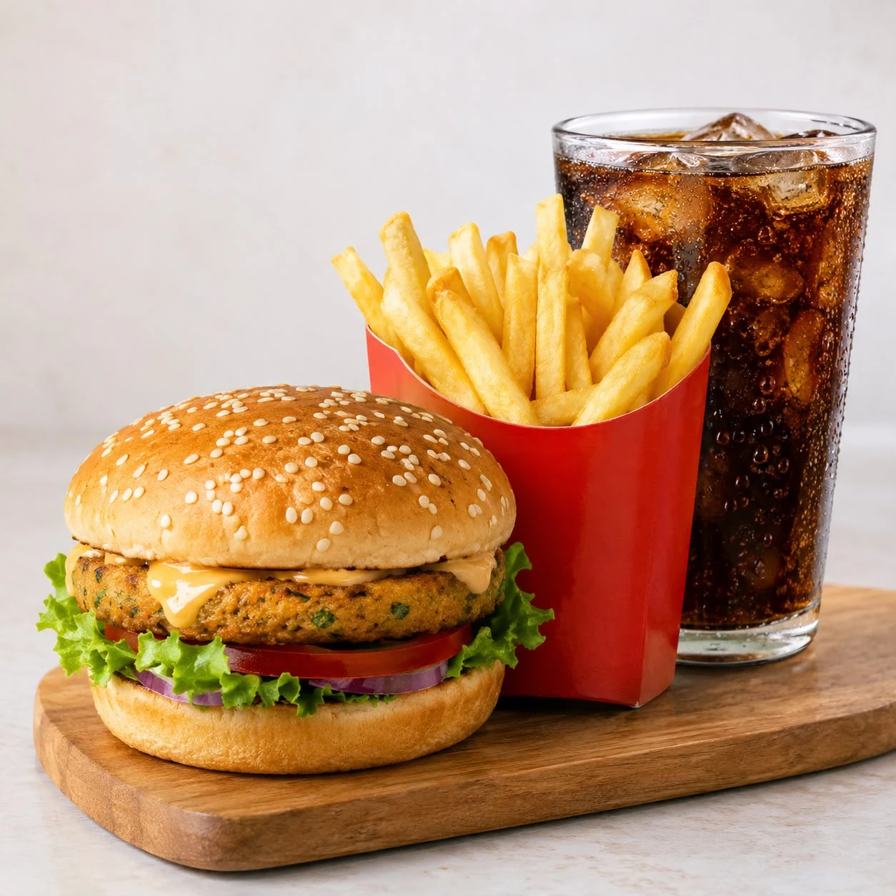 Veg Burger Combo