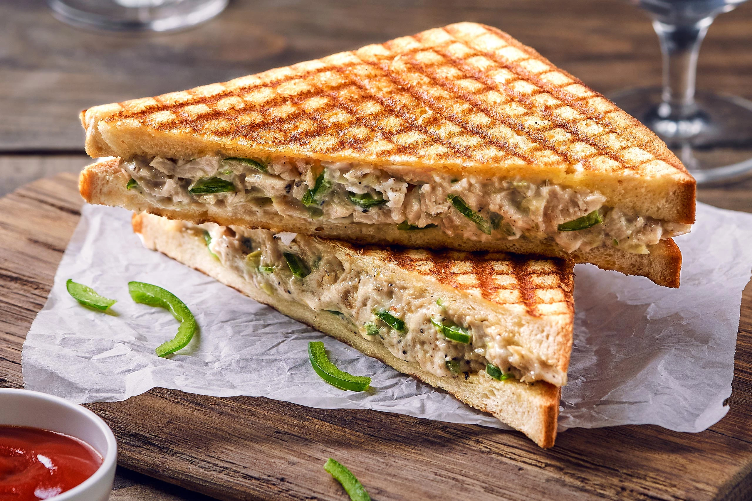 Schezwan Chicken Sandwich