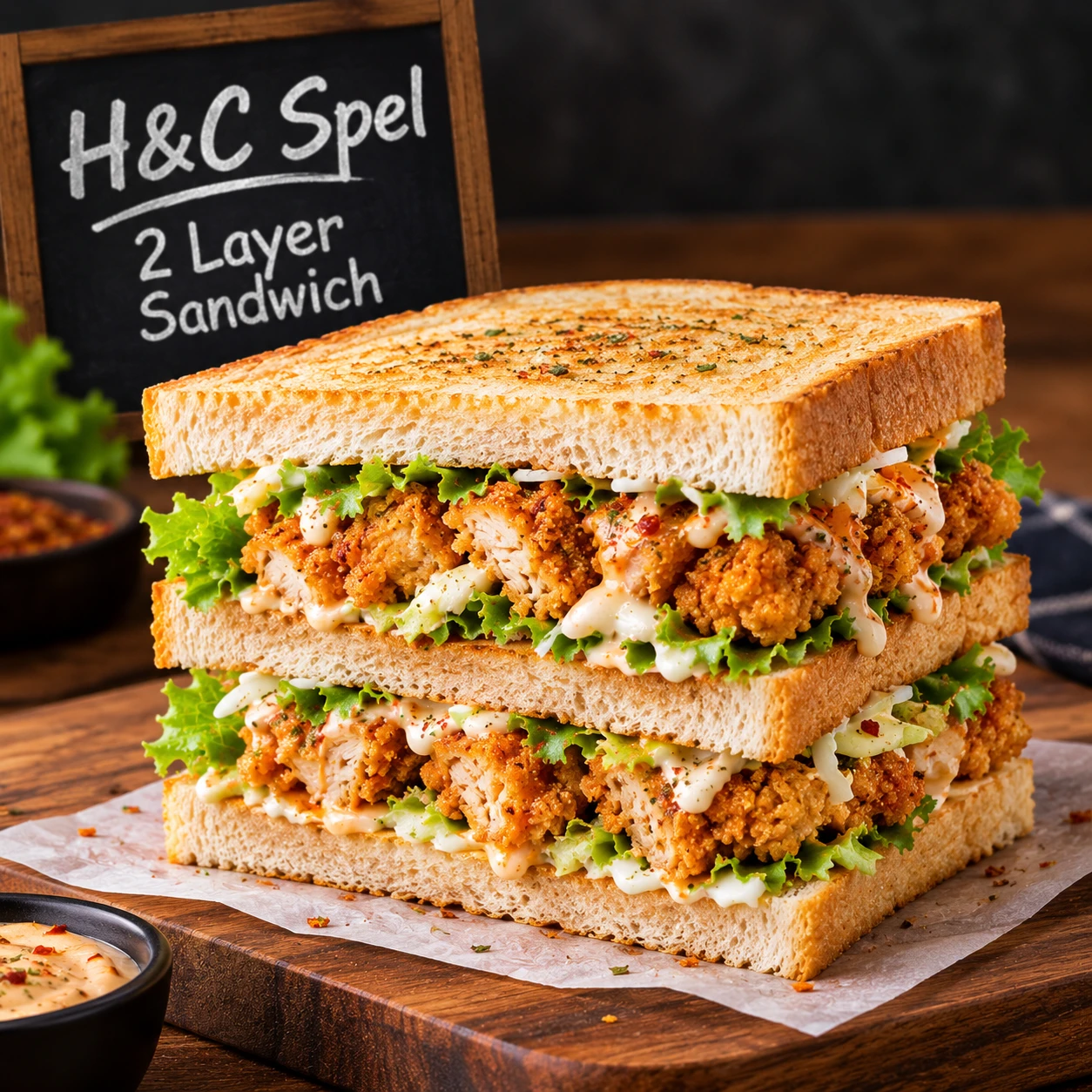 H&C spel. 2 Layer sandwich